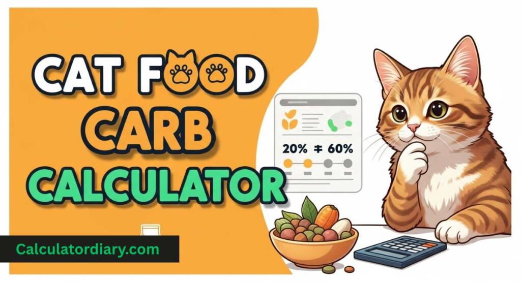 Cat Food Carb Calculator