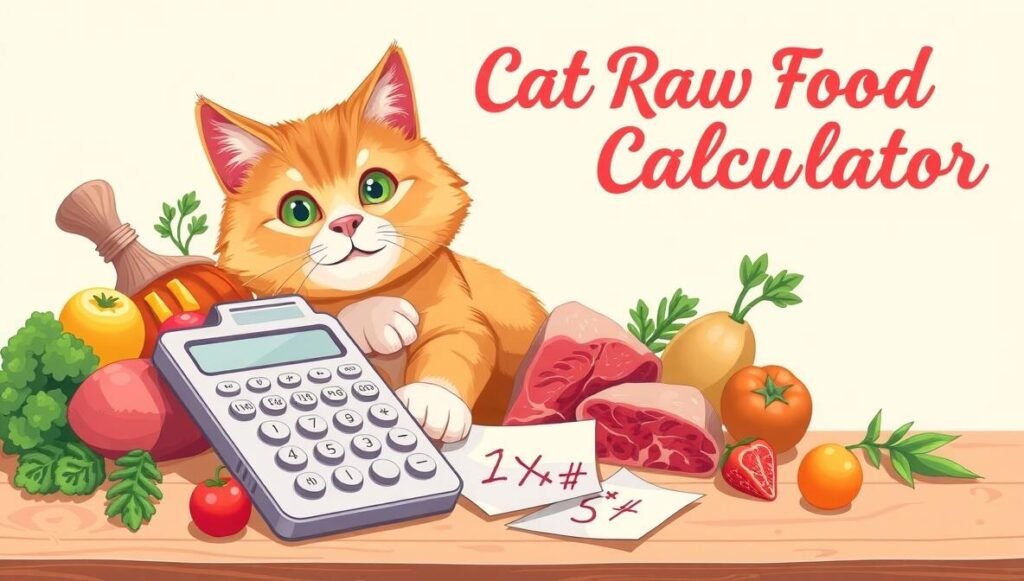 cat raw food calculator