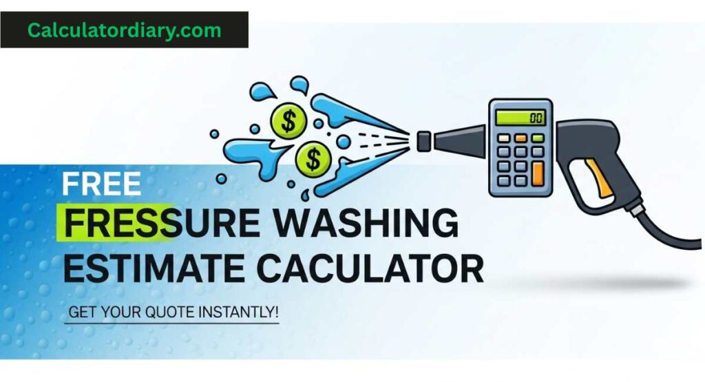 Free Pressure Washing Estimate Calculator