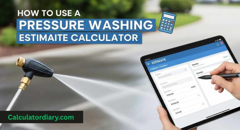 Take A Look About Pressure Washing Estimate Calculatorfeed