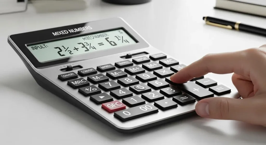 Mixed Numbers Calculator